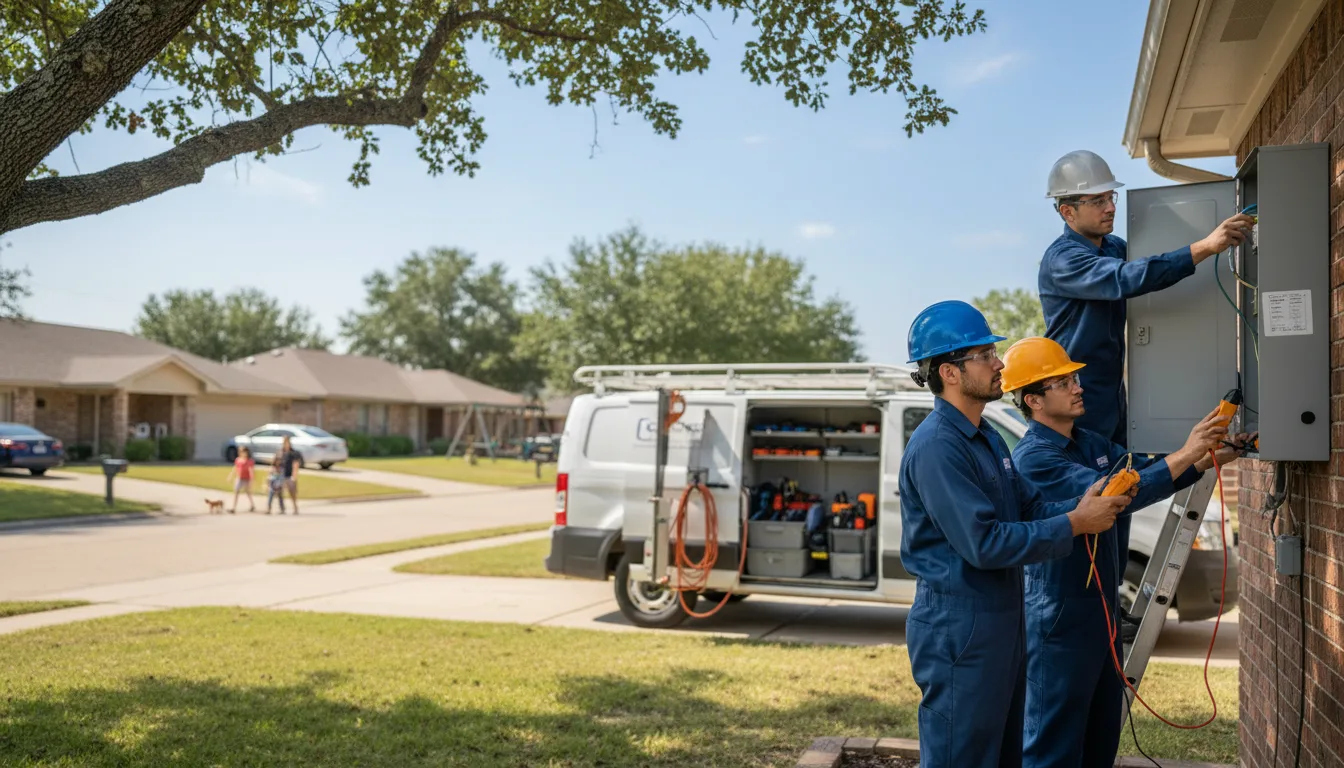 Certified electrician providing emergency electrical services in Adrian, GA
